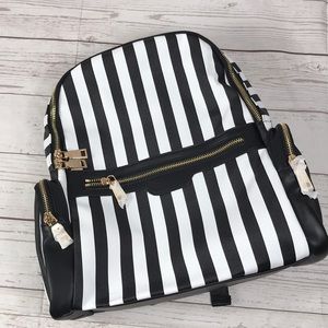 Striped Backpack
